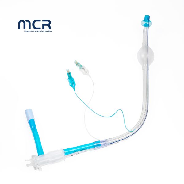 Medical Supply Pre-Loaded Double Lumen Bronchial Tube with PU Micro-Thin Cuff for Adult Use