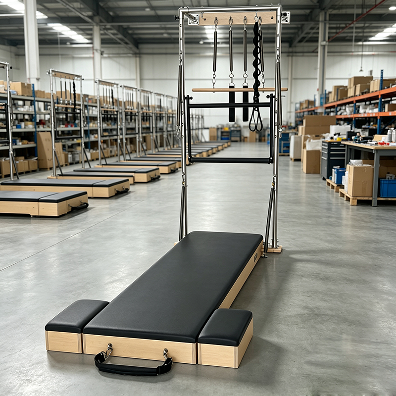 Commercial Wall Mounted Pilates Units For Studio Gym Reformer Style Training
