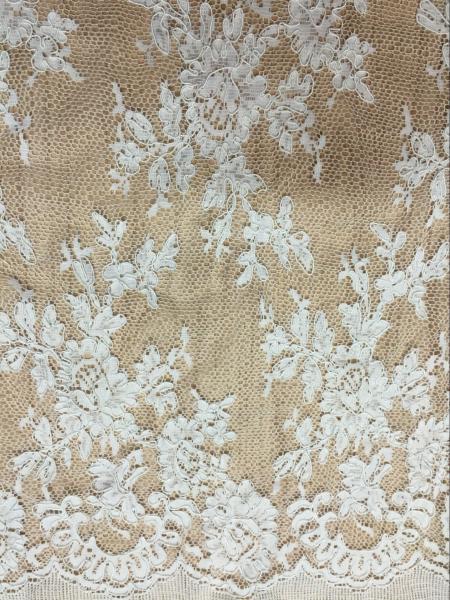Jacquard Cord Lace Fabric for Wedding Bridal Dress