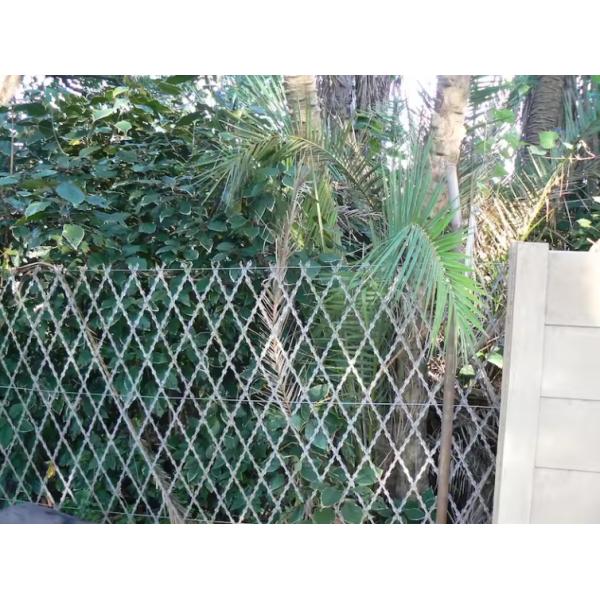 Wholesale hot dipped galvanized steel Razor blade fence anti climb barbed welded wire mesh fence welded razor wire mesh