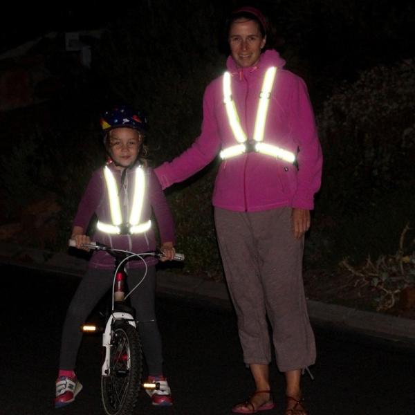 Wholesale Highlight Reflective Straps Night Running Riding Clothing Vest Adjustable Safety Vest Elastic Band