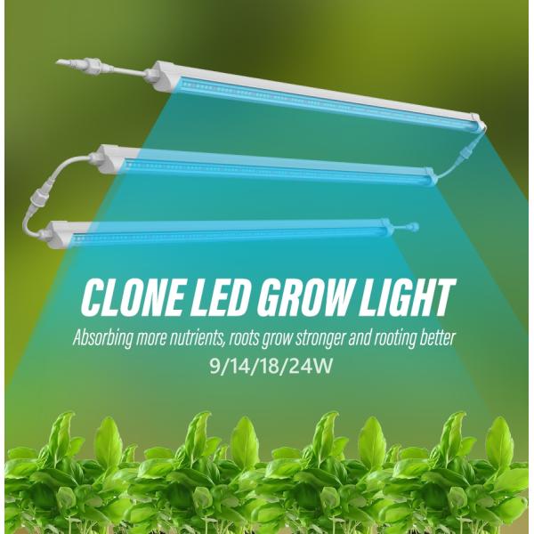 T8 Led Grow Light Tube Clone Light 14w 0.6m Length Waterprooof Daisy Chain microgreen Vegetable Flower Seedling