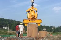 Motorista de pilha 90KW do martelo de Machine Vibratory Piling do motorista de pilha de DZ90A