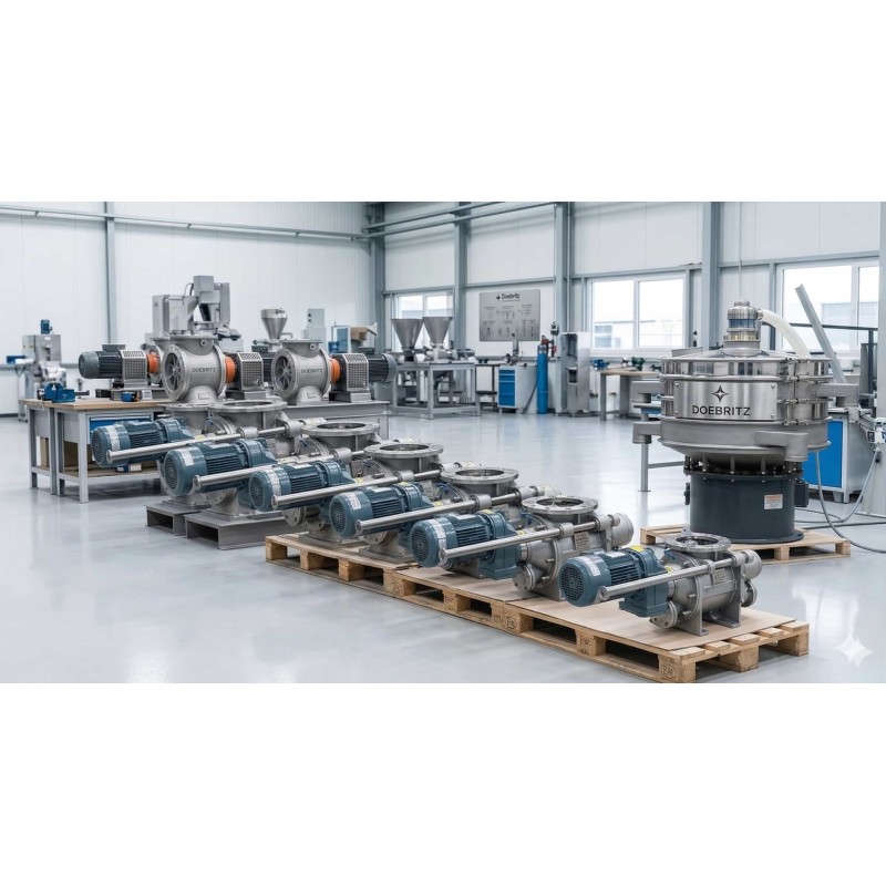 Stainless Steel Easy Cleaning Stable Conveying Rotary Valve for Powder Conveying