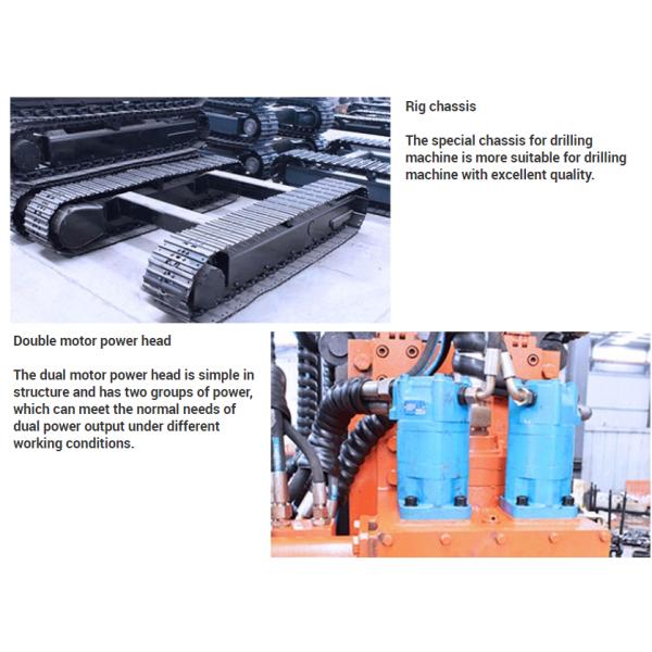 Crawler 400m Rotary Water Well Drilling Rig Machine