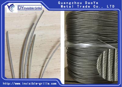Resistência de oxidação de aço inoxidável do diâmetro do fio 3.5mm das grades 304 invisíveis