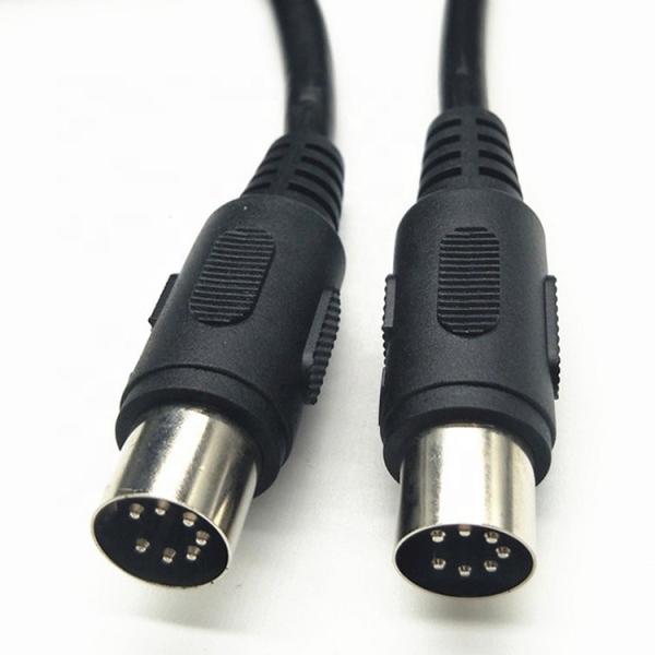 CUSTOM Shield Male to Male Female Big 7 PIN DIN Cable