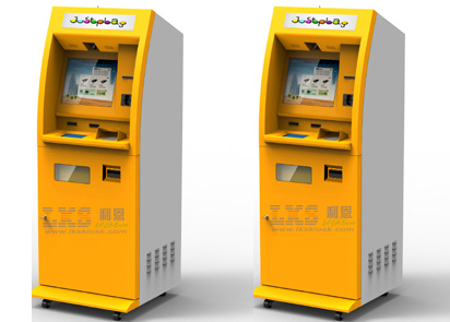 Self Service Banking Interactive ATM Machine With Information Access Cash Dispenser