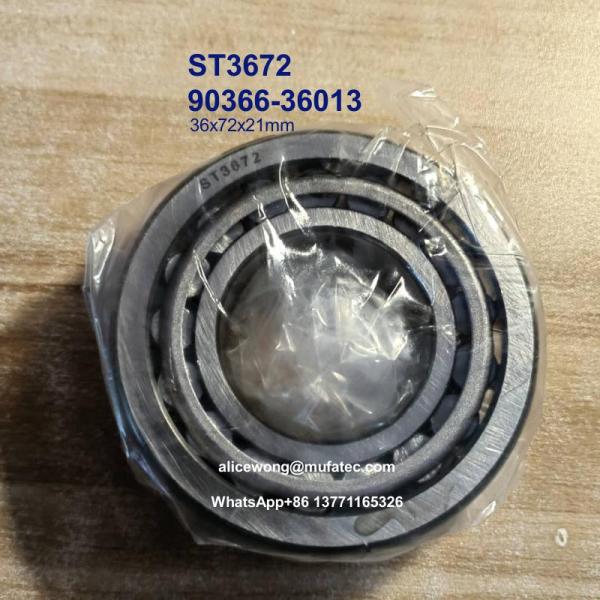 ST3672 90366-36013 Toyota Output Shaft Front Bearing 36x72x21mm