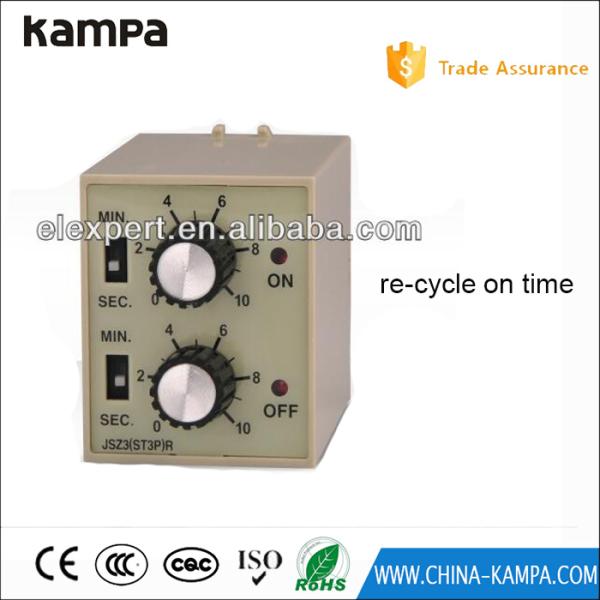 ST3PR electrical time Electronic Counter digital timer relay with socket base