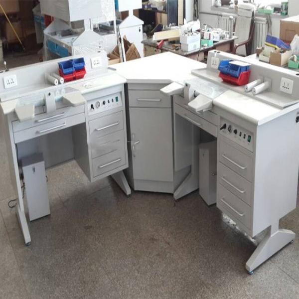 AX-C1 Dental Lab Equipment Workstation Accessory Corner Bench Dining Table