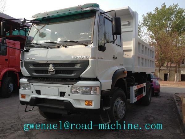 Heavy Duty Dump Truck 8 Ton 4 X 2 , SINOTRUK SWZ Diesel Tipper Truck for Sale 6 wheel dump truck