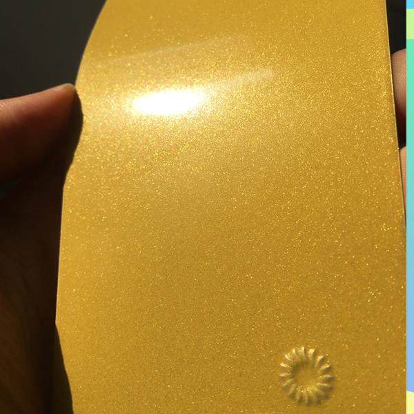 Скрепленное металлическое пальто порошка золота с высокими внешними стабильностью и представлением