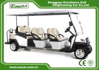 Autobus de touristes guidé électrique blanc de voiture d'EXCAR 8 Seater avec le chargeur 17AH à bord