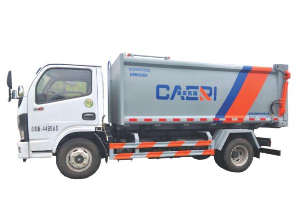 EQ1045SJ3CDF Caminhão de carga pesado para veículos especializados Caminhão de lixo seguro