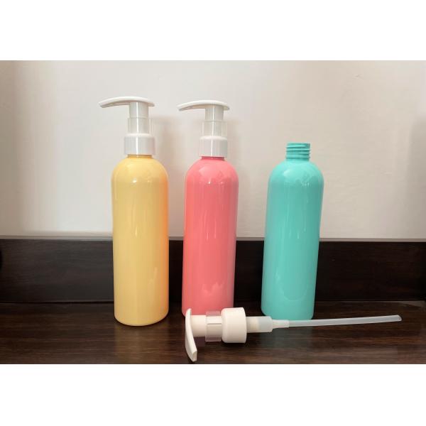 Round Shoulder 300ml 10oz Boston Plastic Bottle With Pump Sprayer
