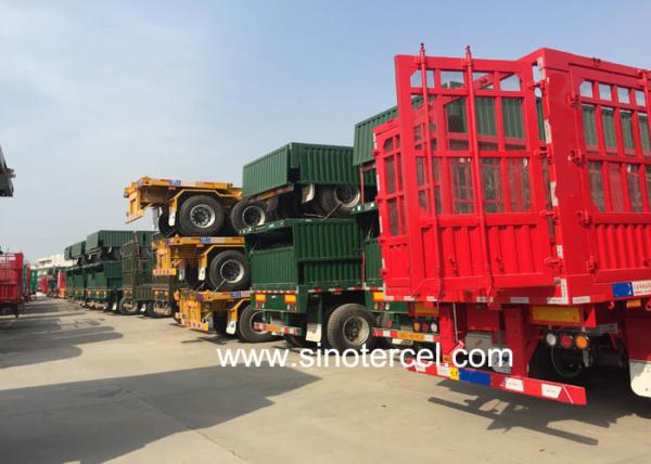 Cargo Transportation Fence Semi Trailer 40000kg For Heavy Load