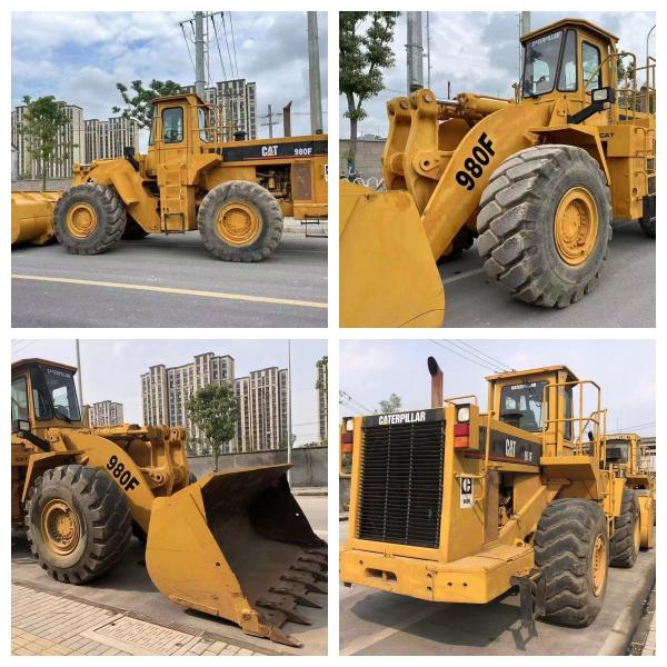 Used CAT 980F Loader No Leaks, Good Tires, Affordable Price Full Service History