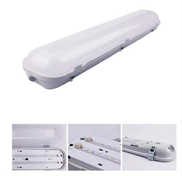 Dust & Water Resistant Tri-Proof LED Light with IK08, IP65, 50,000 Hours Life Span, Save 59% Energy