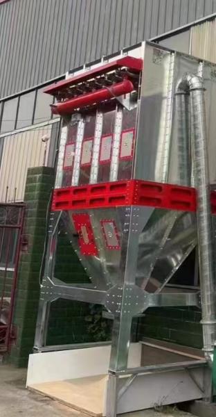 Electric Dust Laden Gas Industrial Dust Remover With Stainless Steel Bag And PLC Control
