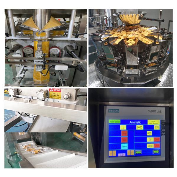 Multihead Pillow Bag  Granule Vertical Packing Machine For Snacks
