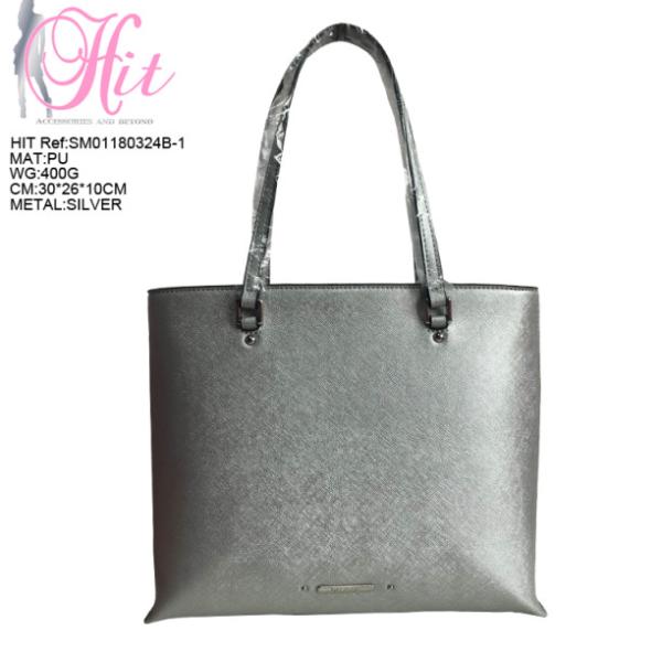 Eco Friendly PU Handbag/Golden colour Lady Shoulder Bag Fashion/Formal Handbags for Women