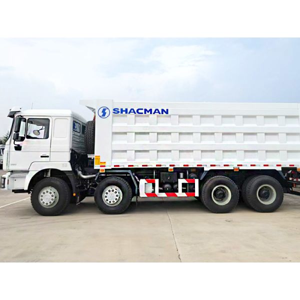 SHACMAN F3000 8x4 430Hp EuroV Yellow Domestic Front Lift Tipper Truck with 300L Fuel Tank and 12.00R20 Tires