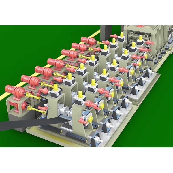 Высокочастотная линия производства труб ERW 32-76 мм Диаметр 4-12 м Длина