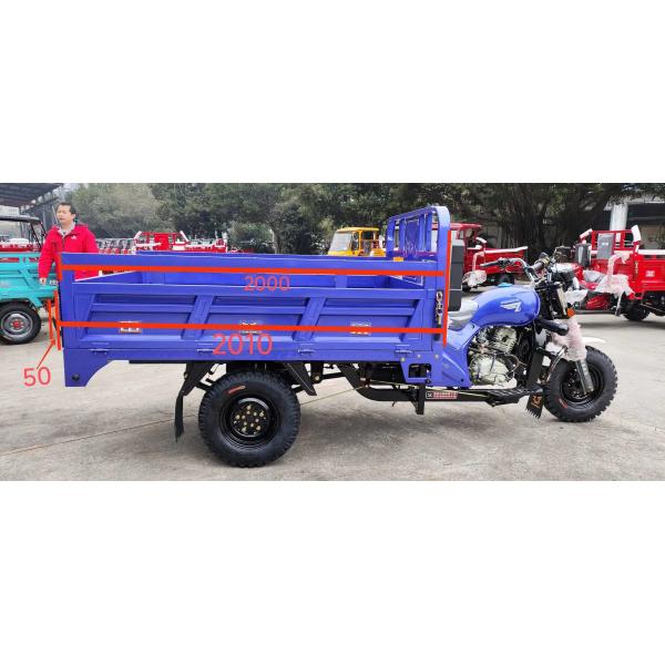 151 200cc Displacement 3 Wheel Gasoline Engine Motorized Petrol Cargo Tricycles for Adults