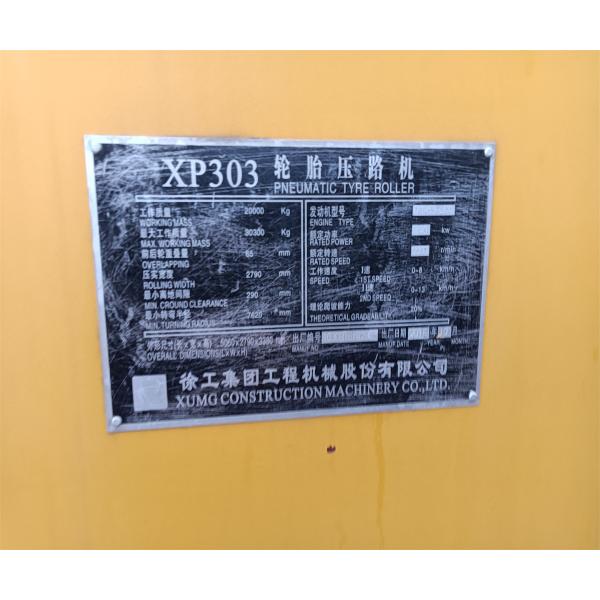 Construction Works XCG Engine Used Road Roller XP303 in Good Condition