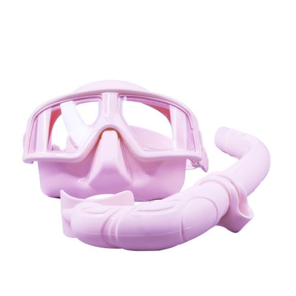 Low Volume Scuba Diving Equipment Set with Silicone Snorkel Mouthpiece Diving Mask