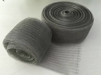 Metallic Stainless Steel Woven Wire Mesh Crochet Weaving 0.018-2.03mm Wire Diameter