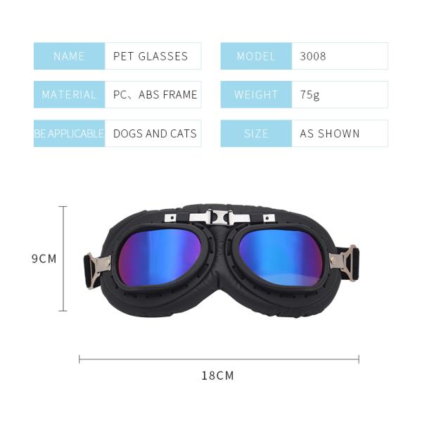 Pet Dog Sunglasses Prevent UV Reflection Eye Wear for Cats and Dogs Outdoor