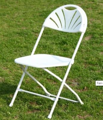 China Fan-Back Folding Chair for Church,Outdoor Wedding Event