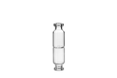Frasco de vidro tubular transparente de baixo borosilicato de 3 ml