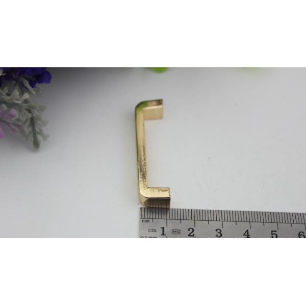 Handbag accessory hanging brush anti brass color zinc alloy 38 mm metal arch bridge for sales
