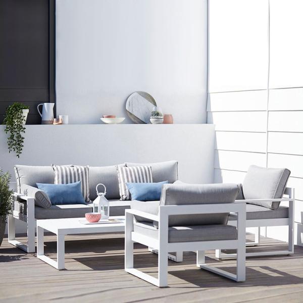 Swimming Pool Furniture Outdoor Modern Customized Garden Sofa Set Furniture L Shape