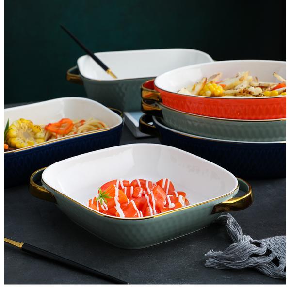 Не лотки кухни ручки керамические печь со стилем оправы золота нордическим