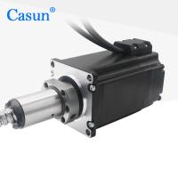 1.8 grado 2 fase Nema 23 Tr10 * 12 de bola de tornillo motor paso a paso 76mm cuerpo con codificador