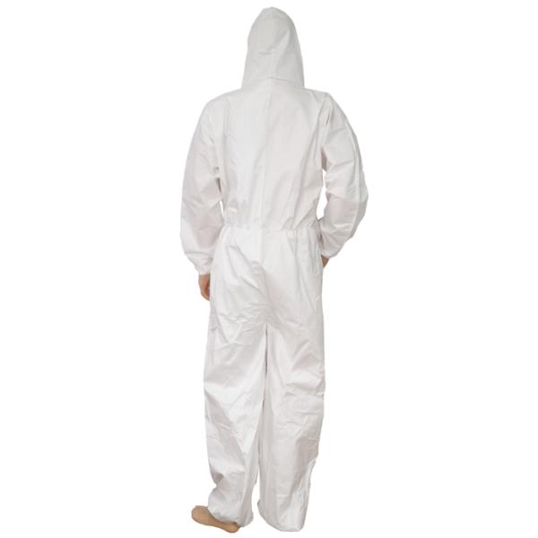 Type 5 6 Disposable Protective Coverall With Hood Microporous