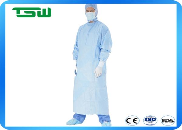 S M L XL XXL Nonwoven Reforced Sterile Surgical Gowns
