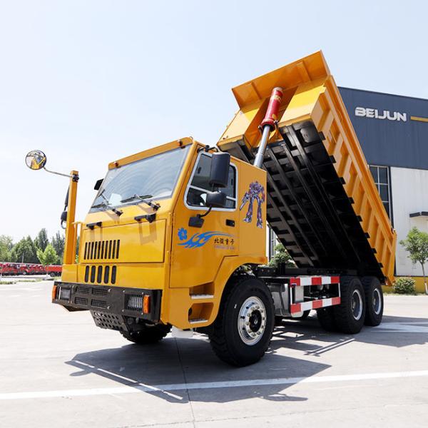Caminhão basculante de mineração subterrânea de 25 toneladas 243 KW motor Yuchai Veículo de mineração subterrânea