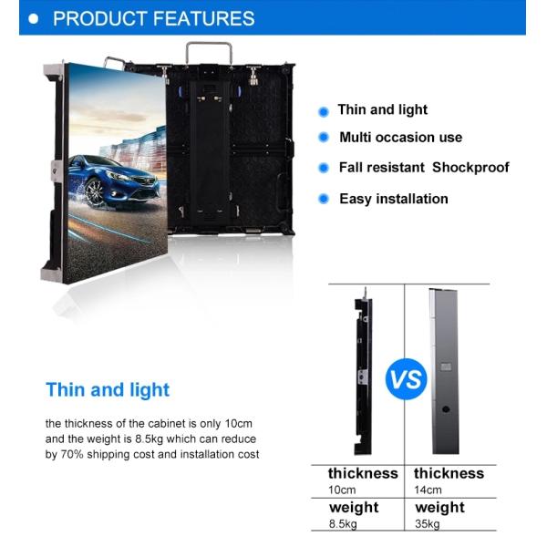 HD Fine Pitch Led Display , Stage Led Screen P1.5 P1.667 200-800W Constant Drive