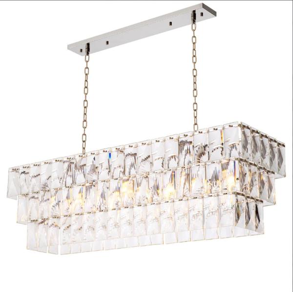 Modern Crystal Luxury Led Hanging Art Decorative Chandelier for Dining Table Living Room Bedroom Home