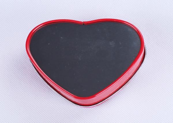 CMYK Offset Printed Heart Shaped Tin Box For Wedding Candy Sweets Gifts Packaging