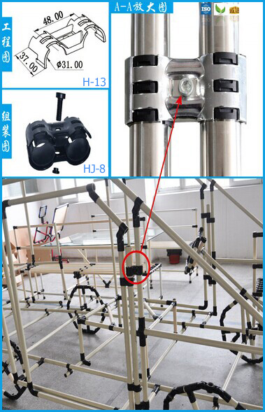 Junta flexible para las juntas plásticas del tubo del metal del tubo 28m m del PVC que conectan el tubo magro