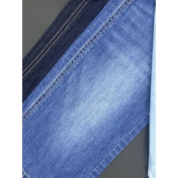 7.4oz Cotton Denim Fabric Soft Lightweight Cotton Denim Breathable For Summer Shirts And Dresses