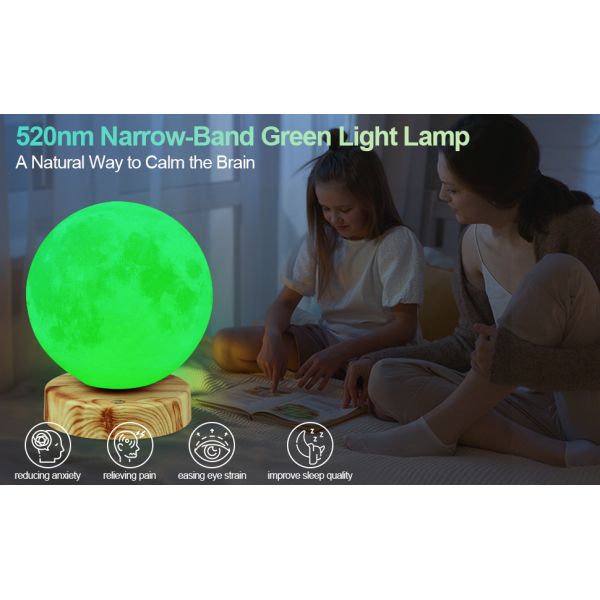 15W Green Light Therapy Lamps 1000LM Light Therapy Lamp For Anxiety