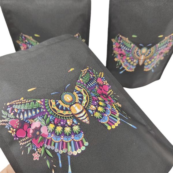 Vente à chaud personnalisée sacs anti-odeur debout avec logo Impression numérique sacs Mylar biodégradables recouvertables