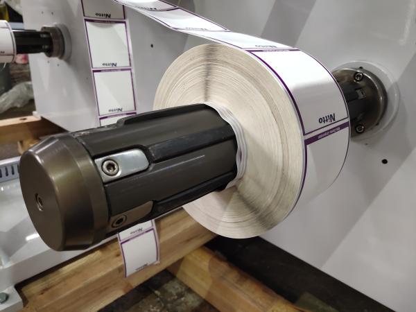 350m/Min Automatic Paper Core Cutting Machine  High Speed Rotary Slitter Rewinder